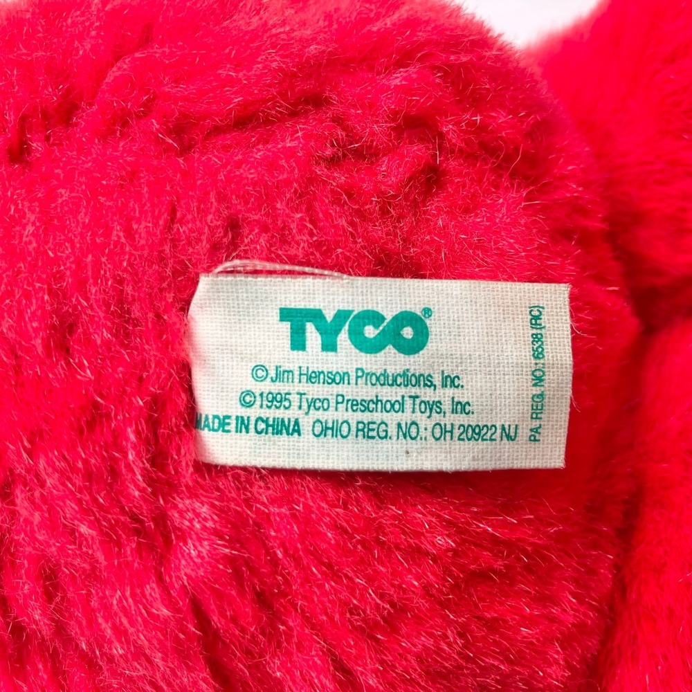 Vintage 1995 Tyco Original 16" Tickle Me Elmo Sesame Street Plush Toy *WORKS* - Picture 10 of 11